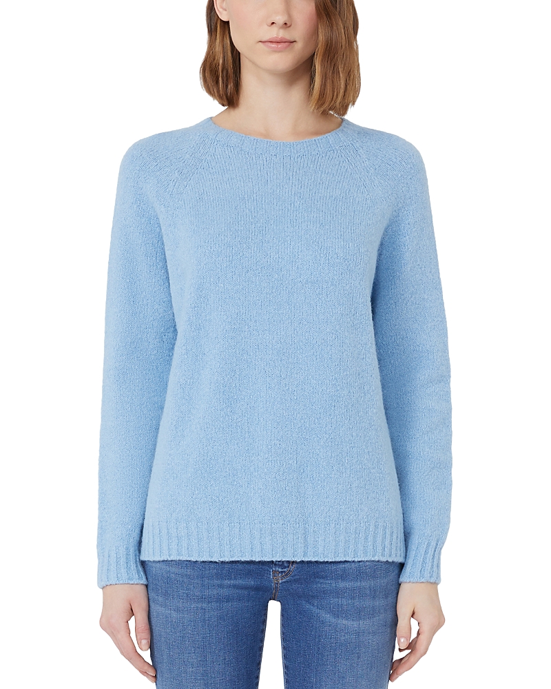 Weekend Max Mara Womens Light Blue Ghiacci Alpaca Wool-blend Knitted Jumper In Blue