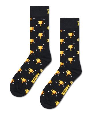 You Win Trophy Print Socks