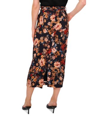 Floraas Belted Midi Skirt