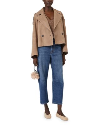 Caprile Barrel Leg Jeans in Navy