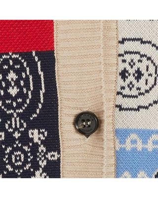 Bandana Patchwork Cardigan