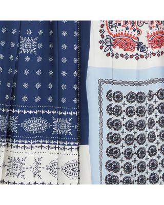 Luna Pleated Midi Skirt