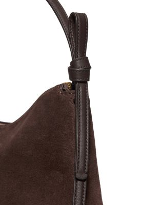 Loop Suede Shoulder Bag