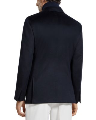 Oasi Cashmere Jacket with Removable Knit Bib