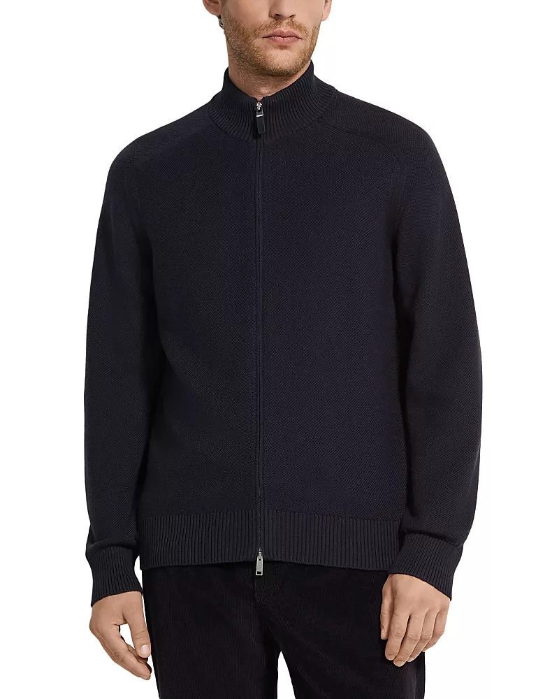 Zegna Casheta Cashmere & Silk Melange Cardigan