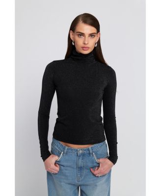 Knit Turtleneck Top