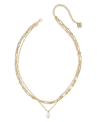 Ashton Multi Strand Necklace, 16"-19"