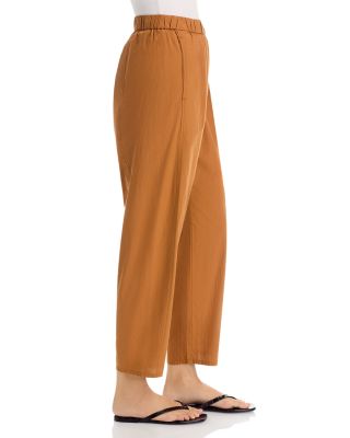 Pleated Lantern Ankle Pants