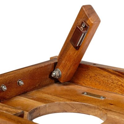 1ft x 2ft Beach Epoxy Resin Wood Compact Travel Cornhole Board Set