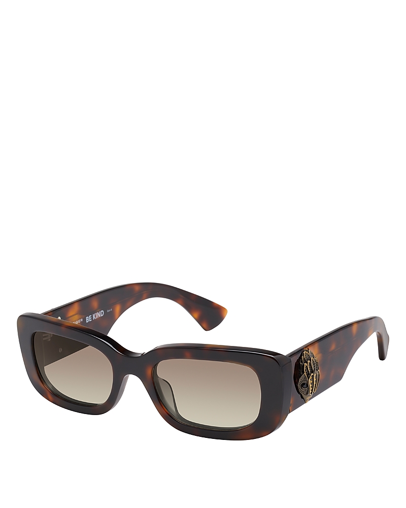 Kurt Geiger London 52mm Rectangular Sunglasses In Multi