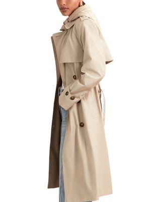 Petites Zip Out Mac Trench Coat