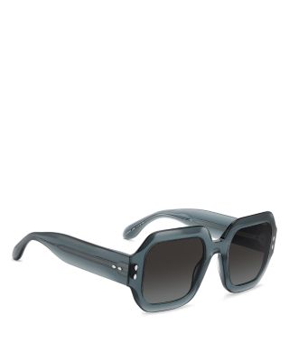 Square Geometrical Sunglasses, 51mm