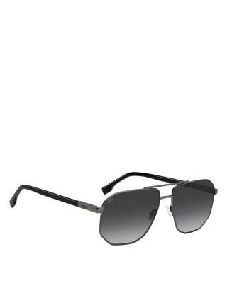 Square Double Bridge Sunglasses, 59mm