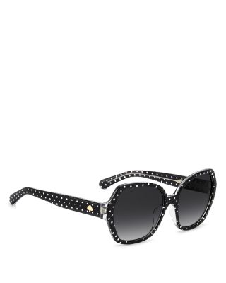 Layne Square Geometrical Sunglasses, 57mm