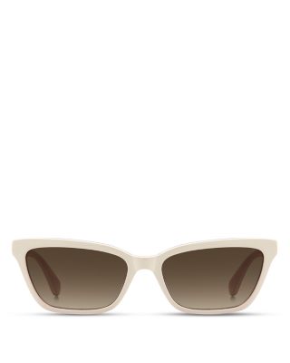 Aisha Rectangle Sunglasses, 55mm