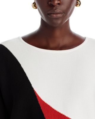 Colorblock Dolman Sleeve Sweater