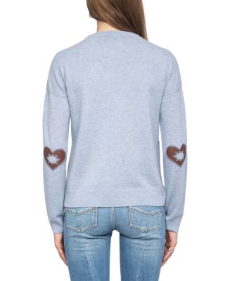 Cici Heart Patch Sweater