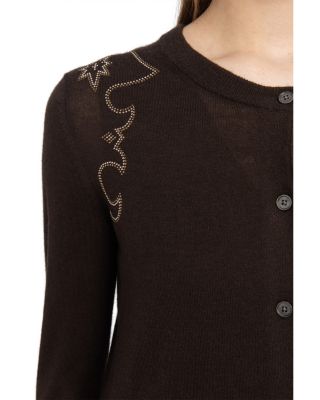 Missya CP West Embellished Cashmere Cardigan
