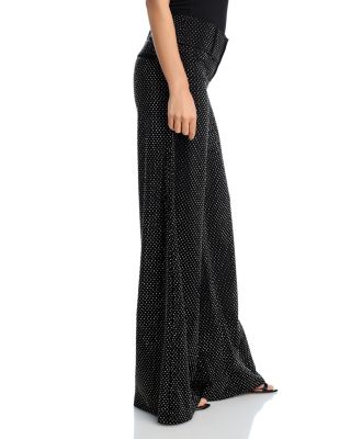 Embellished Wide Leg Pants