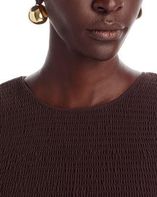 Smocked High Low Dress