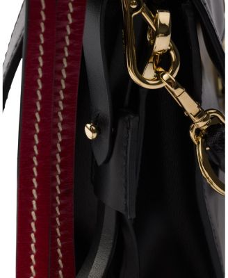 Soft Sound Small Leather Shoulder Bag with Charms