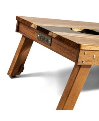 2ft x 4ft River Epoxy Resin with Live Edge Acacia Pathfinder ART Cornhole Boards