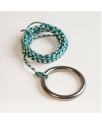 The River Epoxy Resin with Live Edge Acacia Wayfarer ART Hook & Ring Game