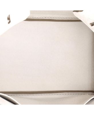 Birkin 25 Handbag Grey Swift with Gold Hardware