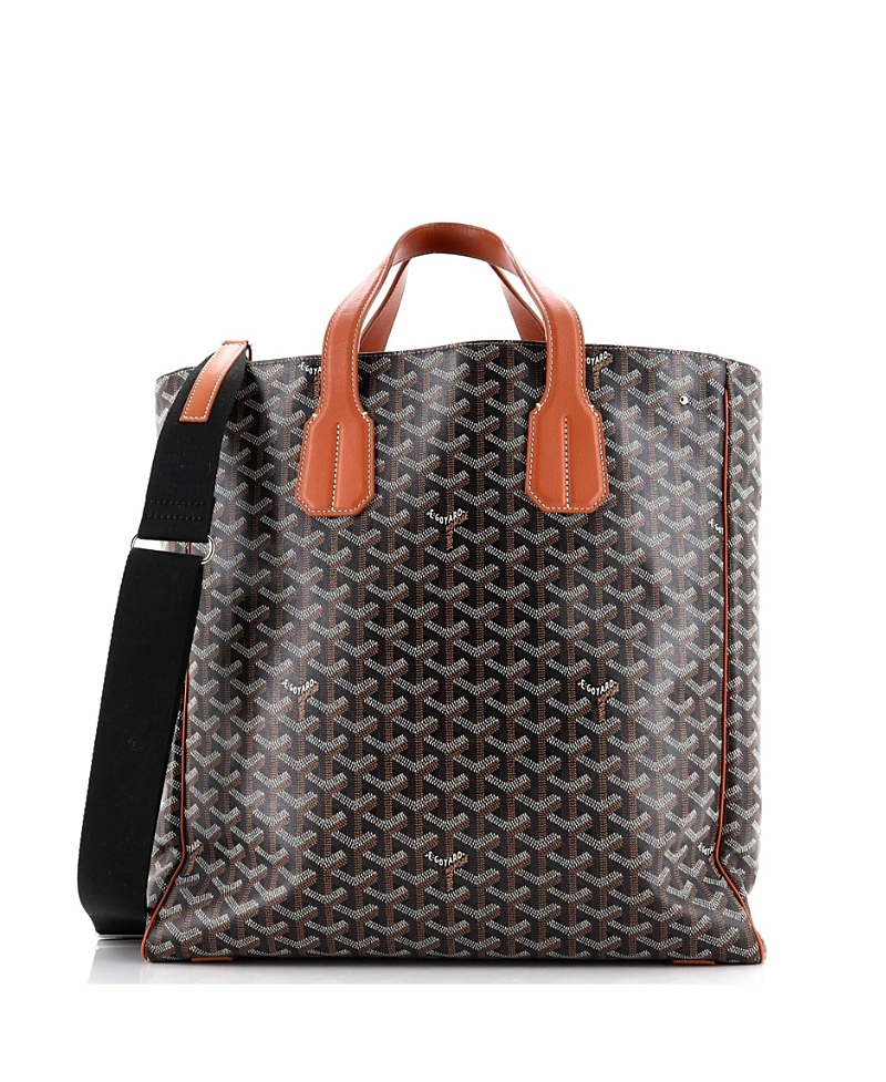 Pre-owned Pre-owned Goyard Goyard Voltaire Iii Tote Coated Canvas In Brown