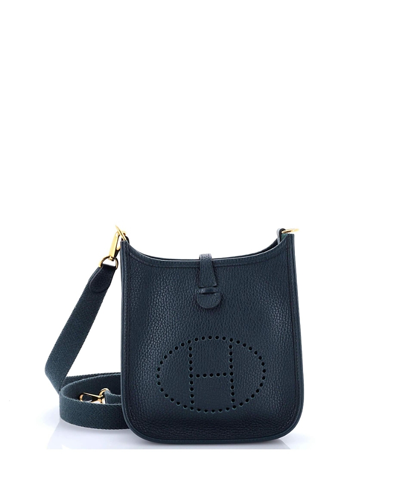 Pre-owned Pre-owned Hermes Hermes Tpm Evelyne Bag Gen Iii Clemence In Green
