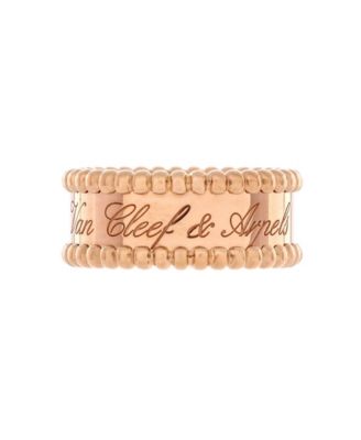 Pre-Owned Van Cleef & Arpels - Perlee Signature Ring 18K Rose Gold