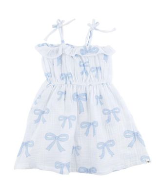 Girls' Big Bows Harriet Ruffle Cinched Dress - Baby, Little Kid