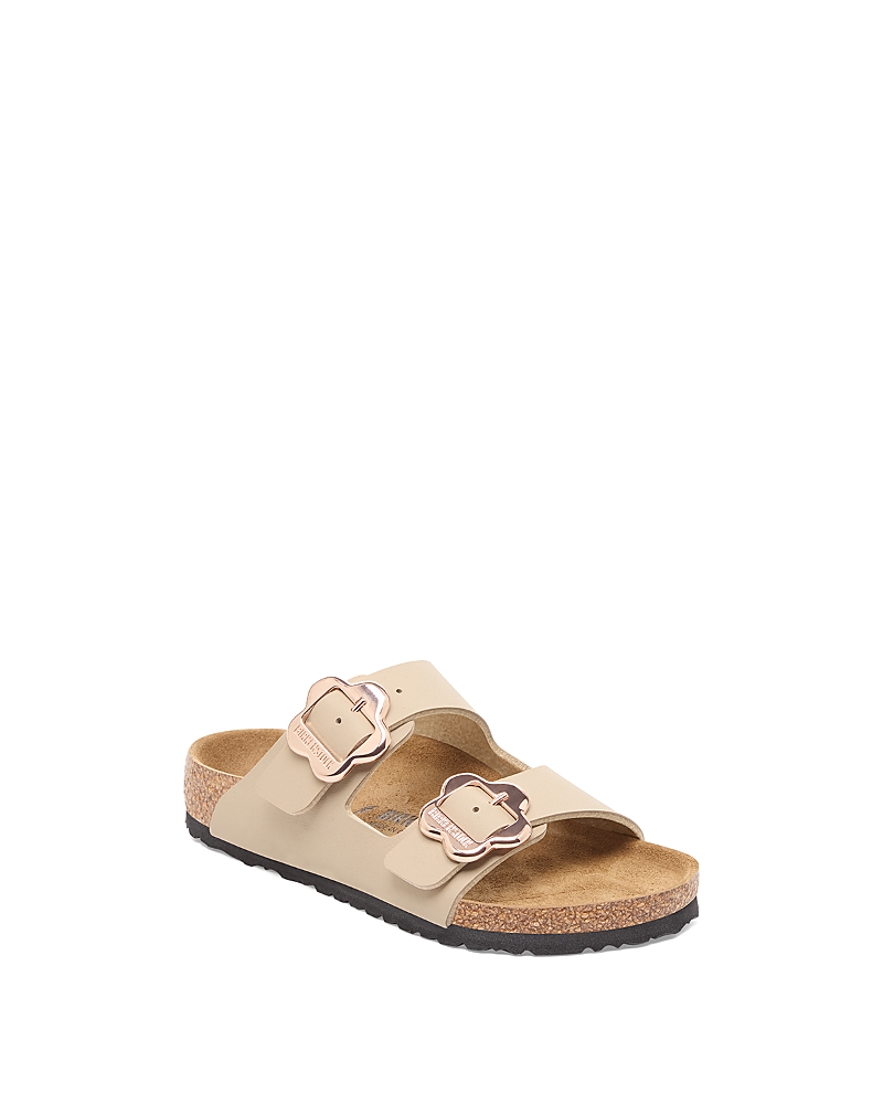 Birkenstock Unisex Arizona Kids Flower Buckle Sandals - Toddler, Little Kid