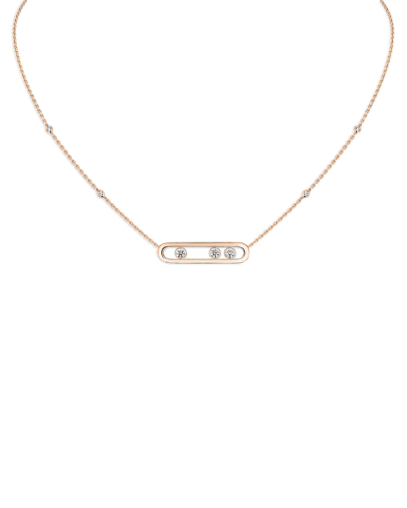 Messika Diamond Move Necklace in 18K Gold, 16.5, 0.3 tcw · OS