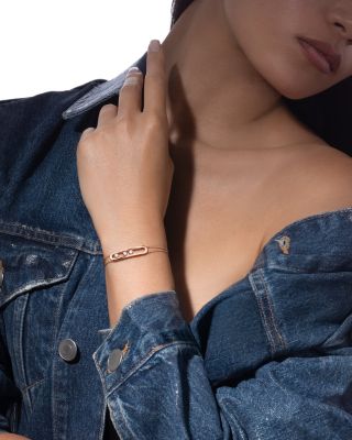 Diamond Move Bracelet in 18K Gold, 0.24 tcw