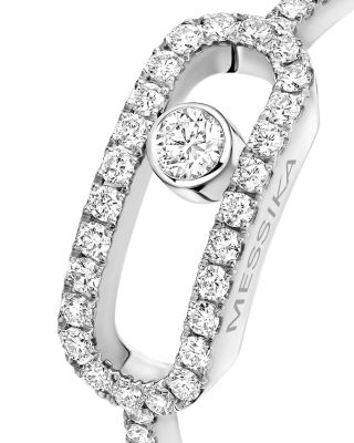 Diamond Move Uno Large Model Pav&eacute; Ring in 18K Gold, 0.31 tcw