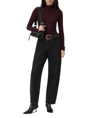 Rina Long Sleeved Roll Neck Top