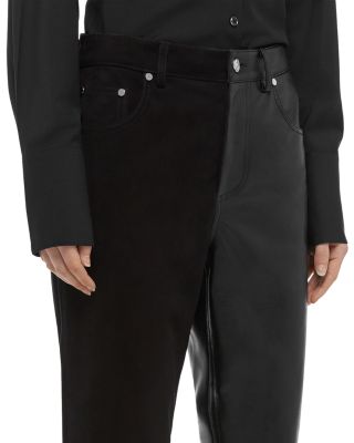 Bisected Leather Pants