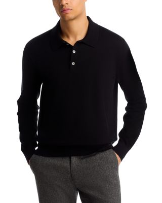 Cotton Long Sleeve Polo Shirt