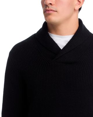 Shaker Shawl Collar Sweater