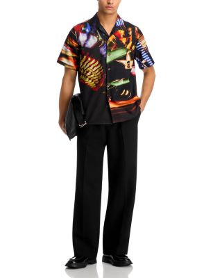 Short Sleeve Button Front Camp Shirt