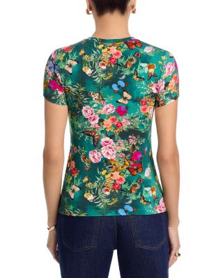 Ressi Charonda Butterfly Floral Tee