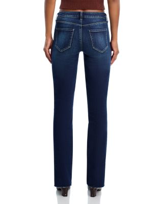 Sneeki Low Rise Sneaker Straight Jeans in Columbia