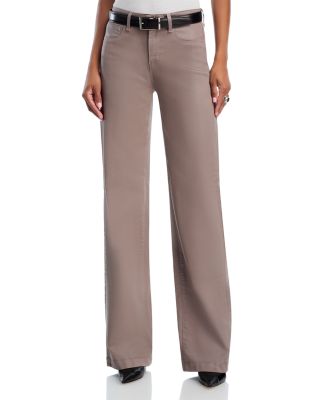 Clayton High Rise Wide Leg Jeans in Driftwood
