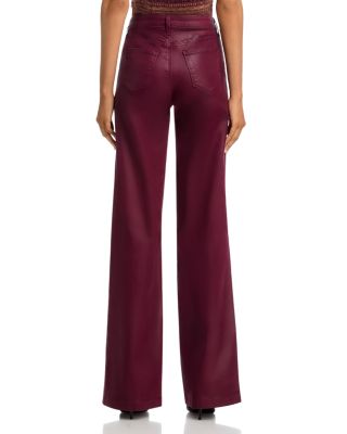 Clayton High Rise Wide Leg Jeans in Dark Port