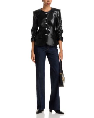 Chris Faux Leather Jacket