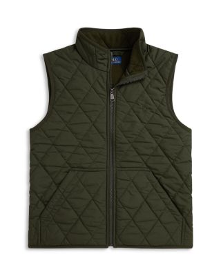 Boys' Fleece Lined Quilted Vest - Little Kid