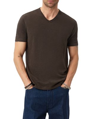 Miles V Neck Slub Tee