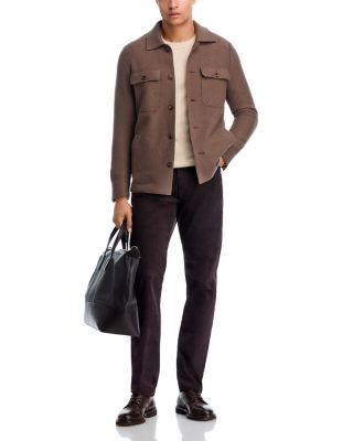 Boiled Wool Overshirt