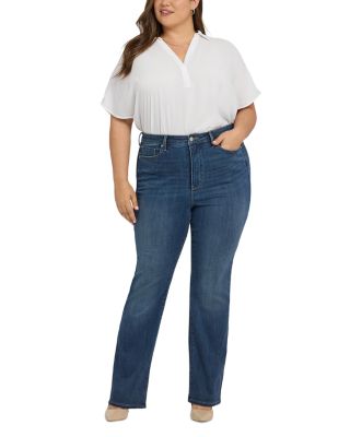 Barbara High Rise Flare Leg Jeans in Serendipity